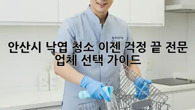 안산시 낙엽 청소, 이젠 걱정 끝! 전문 업체 선택 가이드